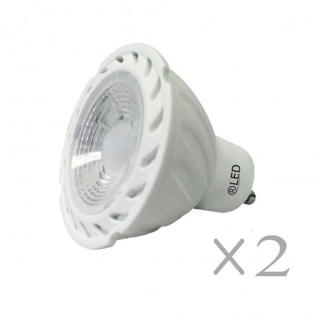Pack 2 Bombillas LED GU10 (7W)