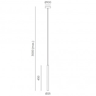 Lámpara de techo LED Mika (1W)