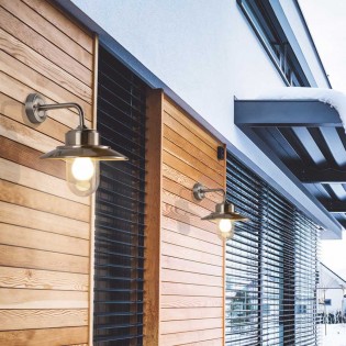Aplique de exterior galvanizado Praia