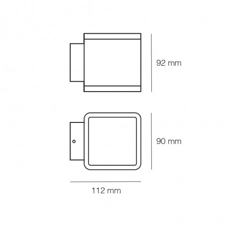 Outdoor LED Wall Lamp Torino (2x6W)