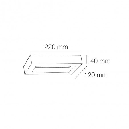 Outdoor LED Wall Lamp Rivas (12W)