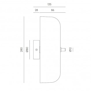 Aplique de pared Atil