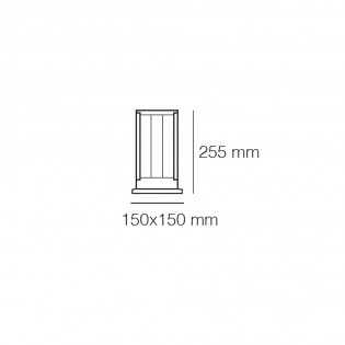 Outdoor LED Pedestal Light Fuero (7W)