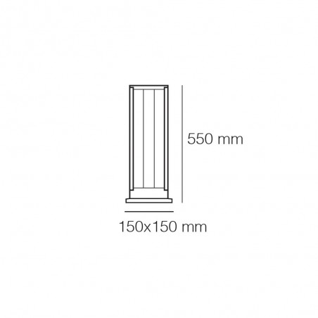 Baliza de exterior LED Fuero (10W)