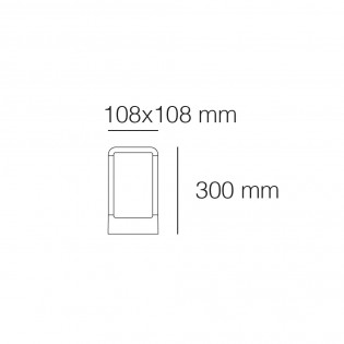 Baliza de exterior LED Napoles (9W)