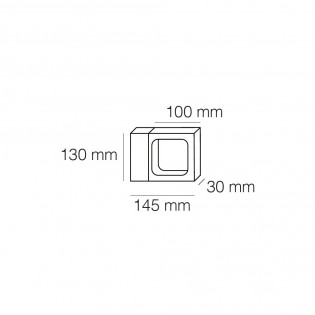 Aplique LED de exterior orientable Tida (6W)