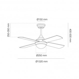 Ventilador Classic II Blanco