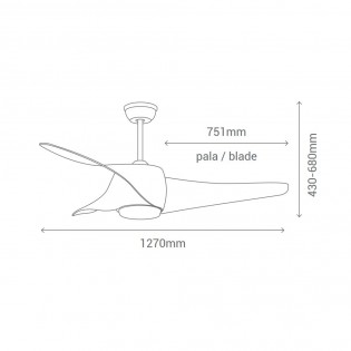 LED Fan Mustang (18W)