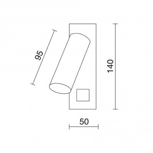 Aplique lector LED Toscana (3W)