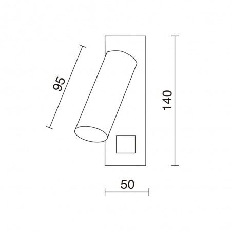 LED Reader Wall Lamp Toscana (3W)