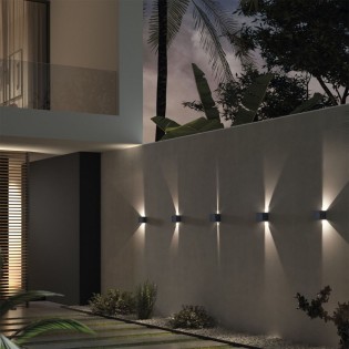 Aplique de exterior LED Beam (2x3W)