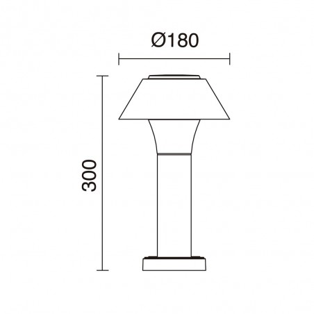 Sobremuro exterior LED Bucket (10.50W)