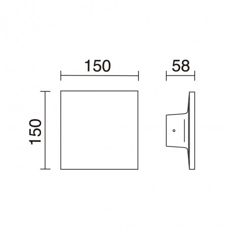 Aplique de exterior LED Frost (6.50W)