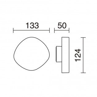 Aplique de pared exterior LED Cloud (7W)