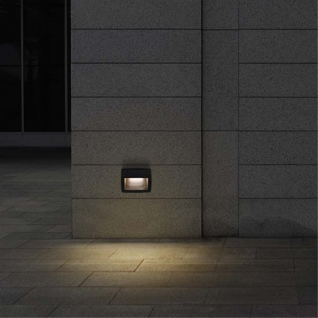 Aplique de pared exterior LED Storm (3W)