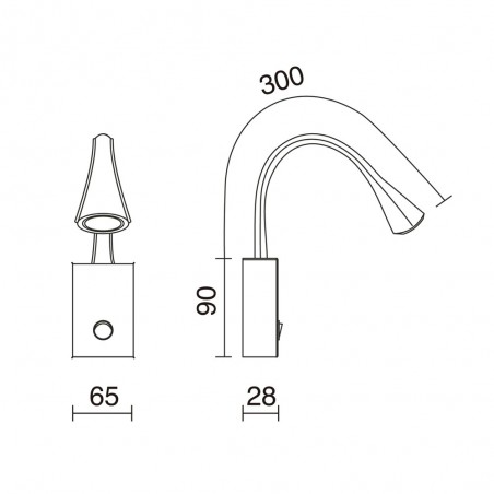 Reader Wall Lamp Skin (2W)