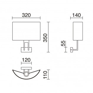 Aplique de pared Classical