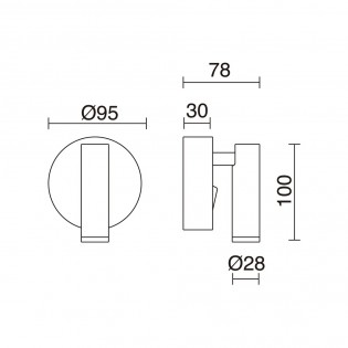 Aplique lector LED Minimal (3W)