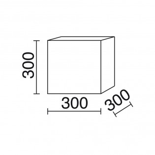 Lámpara de suelo exterior Block