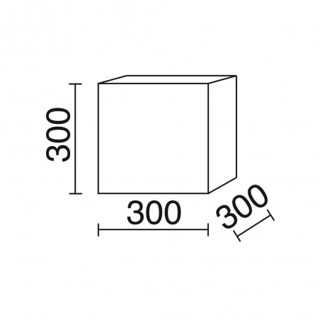 Lámpara de suelo exterior Block