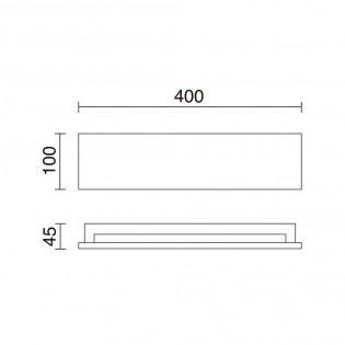 Aplique de pared exterior LED Stone (12W)
