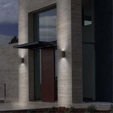 Outdoor LED Wall Lamp Stone (2 Lights)