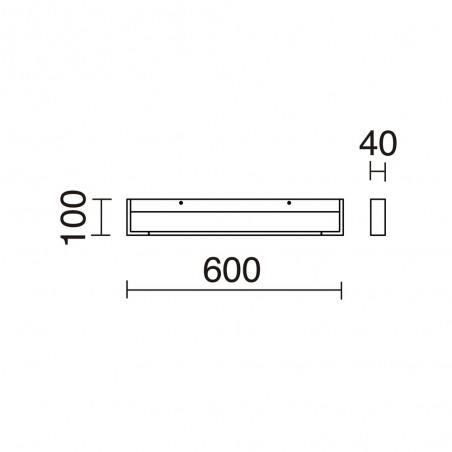 Aplique LED para baños Tilt (18W)