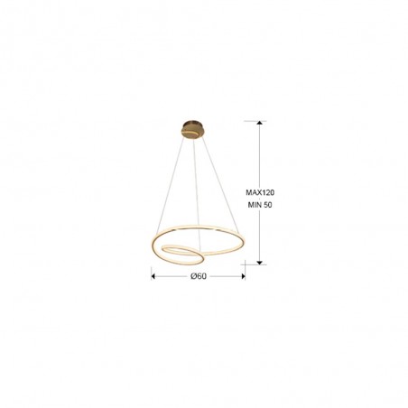 LED Pendant Lamp Tube (47W)