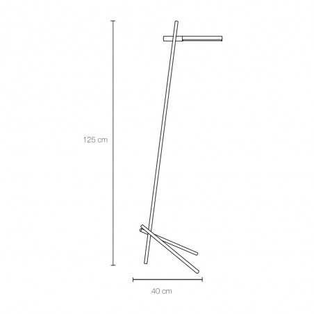 Lámpara de pie LED Batons F (12W)