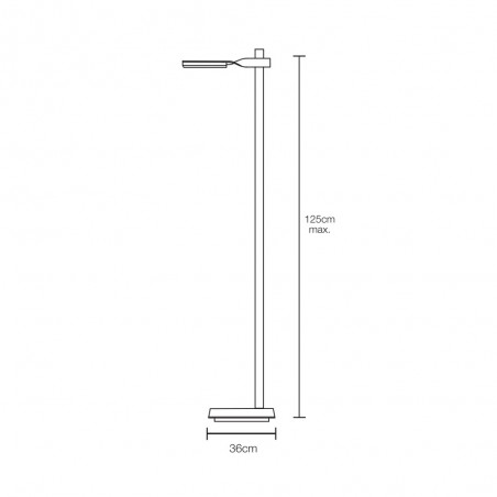 Lámpara de pie LED Virage F (10W)