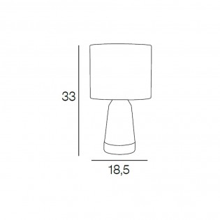 Lámpara de mesa Baltik Touch
