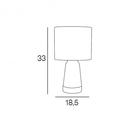 Lámpara de mesa Baltik Touch