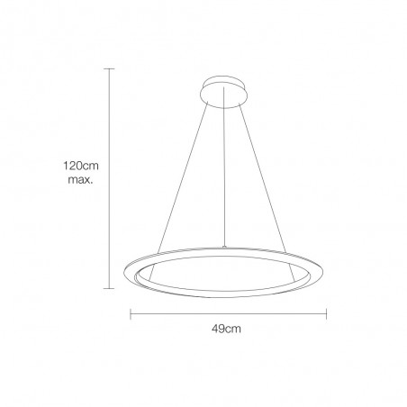 Lámpara de techo LED Tango (36W)