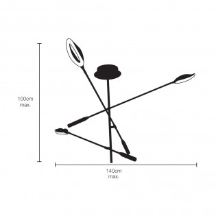 Plafón de techo LED Terra (24W)