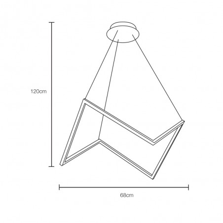 LED Pendant Lamp Polymer (48W)