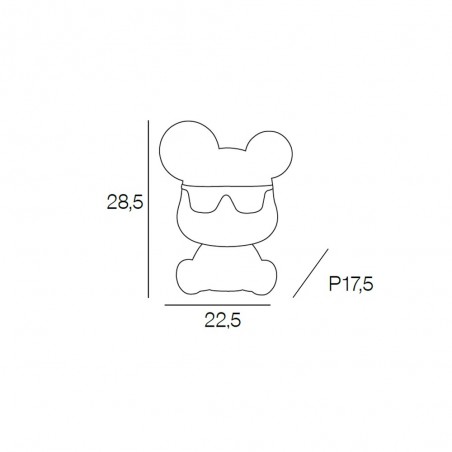 Lámpara de mesa infantil LED Teddy (2.4W)