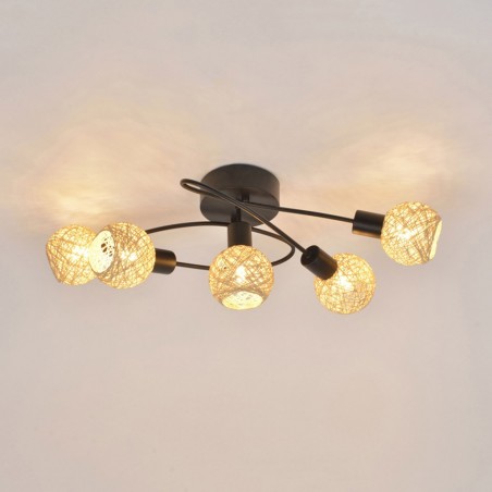Plafón de techo Malya (5 luces)