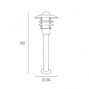 Outdoor Bollard Light Nazare