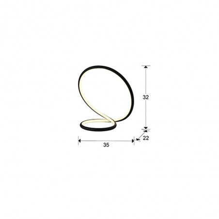 Lámpara de mesa LED Infinito (15W)