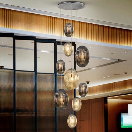 LED Pendant Lamp Ovila (9x8W)