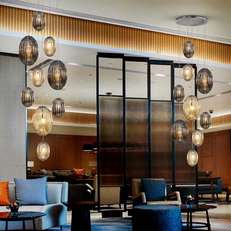 LED Pendant Lamp Ovila (9x8W)