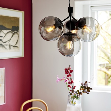 Ceiling Lamp Ivona Fumé (4 lights)