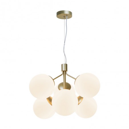 Lámpara colgante Ivona Opal (6 luces)