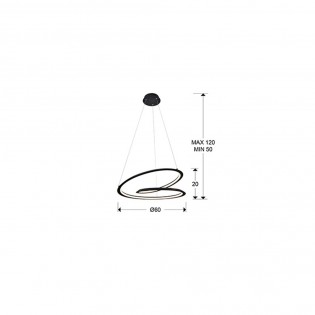 LED Ceiling Lamp Looping (36W)