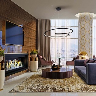 LED Pendant Lamp Looping (54W)