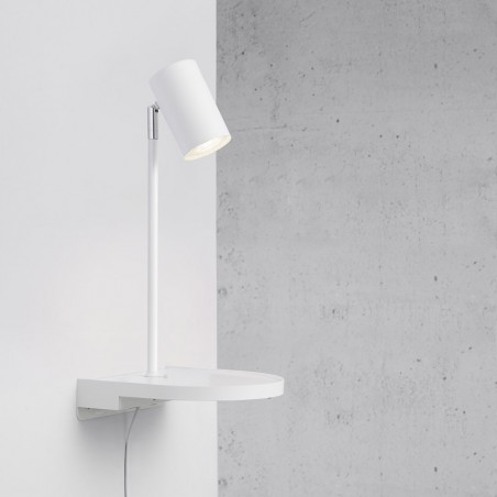 Wall Lamp with shelf and USB Cody