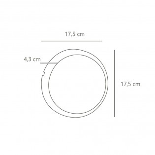 Plafón LED de exterior Cuba Energy (6.5W)