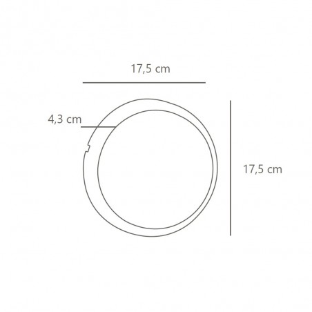 Plafón LED de exterior Cuba Energy (6.5W)