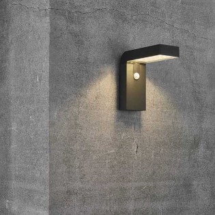 Aplique exterior LED solar con sensor Alya (5W)