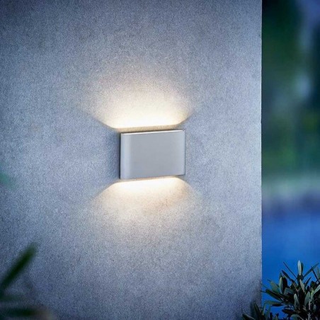 Aplique LED de exterior Kinver (2x6W)